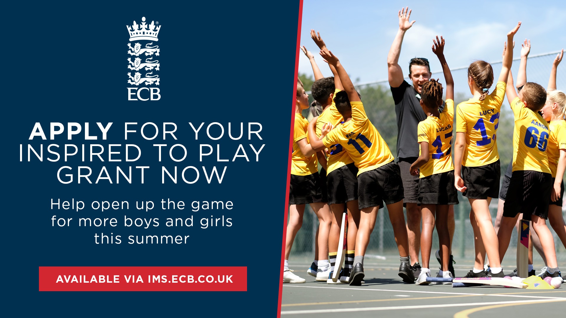 Inspired to Play Grant 2022 Derbyshire Cricket Foundation