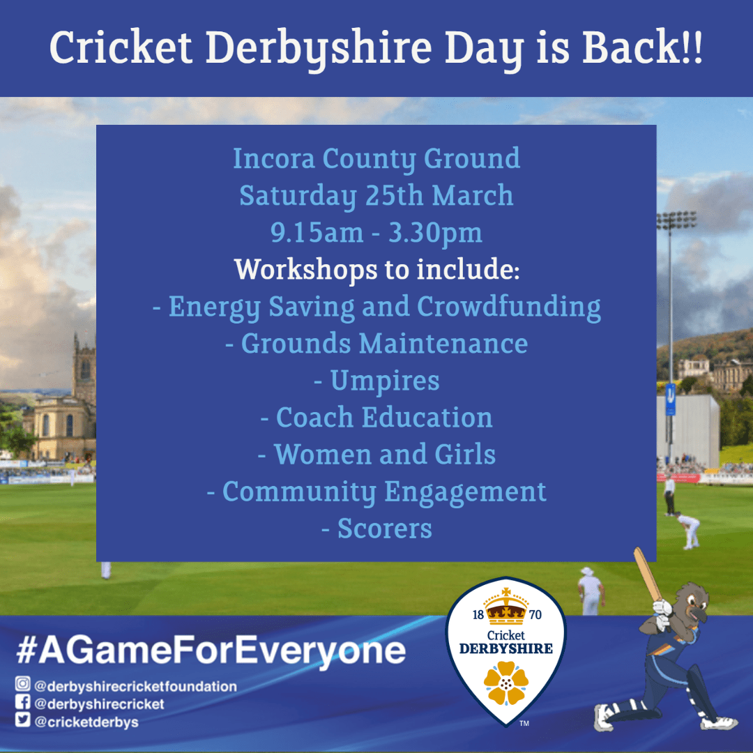 Cricket Derbyshire Day Is Back! - Derbyshire Cricket Foundation